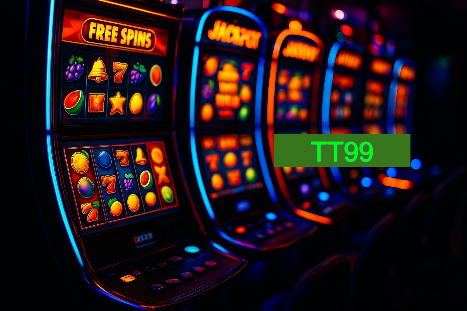 Diversos jogos de caça-níqueis